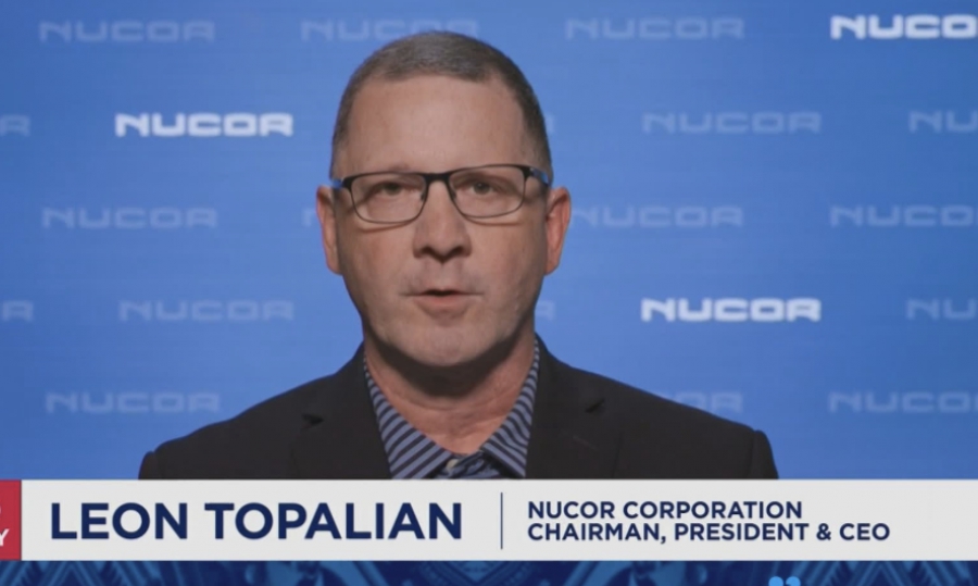 Topalian (CEO της Nucor) : Κέρδη από την πολιτική Trump  - Ρεκόρ στο ανεκτέλεστο 