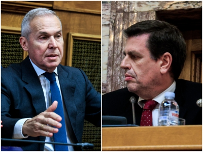 «Γαλάζιος εμφύλιος» στη Βουλή μεταξύ Δαβάκη και Καιρίδη για την απουσία Δένδια