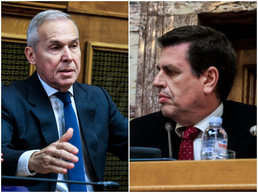 «Γαλάζιος εμφύλιος» στη Βουλή μεταξύ Δαβάκη και Καιρίδη για την απουσία Δένδια