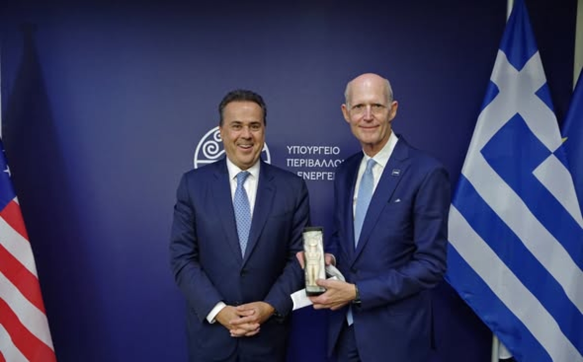 Στ.Παπασταύρου : Συνάντηση με τον Senator Rick Scott και τον Joshua Huck