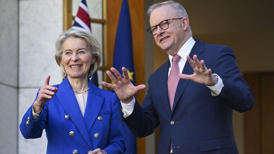 Eμπορικό deal ΕΕ - Αυστραλίας - Στενότερη συνεργασία και στον αμυντικό τομέα