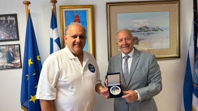 Συνάντηση Υφ. Ναυτιλίας και Νησιωτικής Πολιτικής Στέφανου Γκίκα με τον Πρόεδρο και αντιπροσωπεία του American Hellenic Institute
