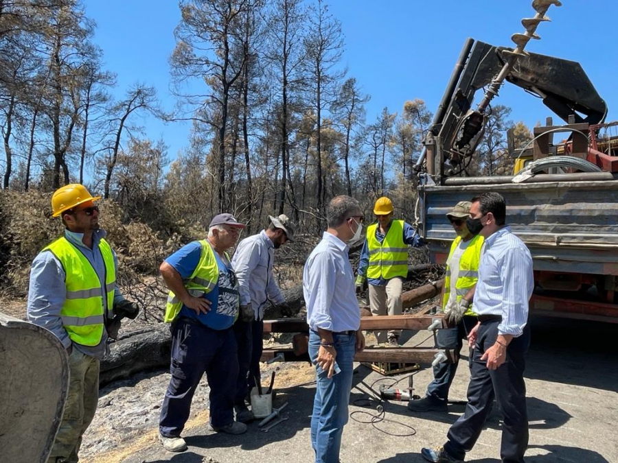 Κ.Σκρέκας: Προχωρεί η αποκατάσταση των πληγεισών περιοχών και δασικών οικοσυστημάτων της Βόρειας Εύβοιας