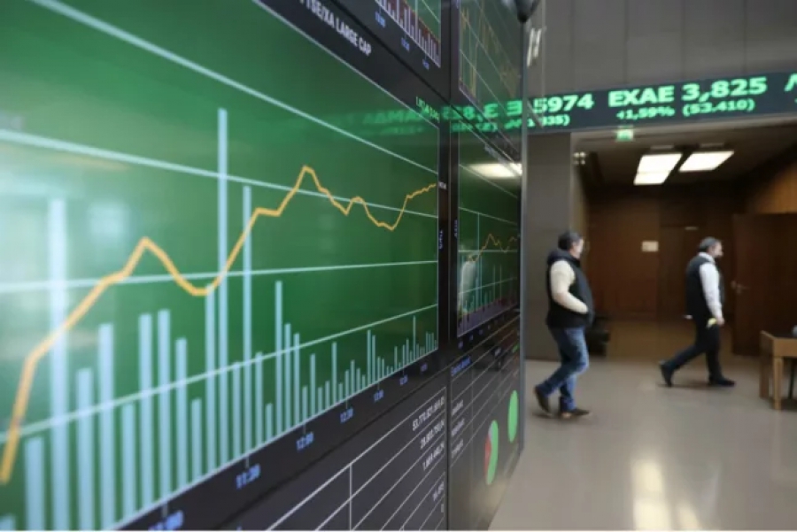 ΧΑ: Πτώση 0,63% στις 2.274 - Metlen (+3,05%) 36,5, ΔΕΗ (-4,25%) στα 19,14, ΜΟΗ 37,8 (+0,8%) - Έκθεση της Euroxx για τράπεζες