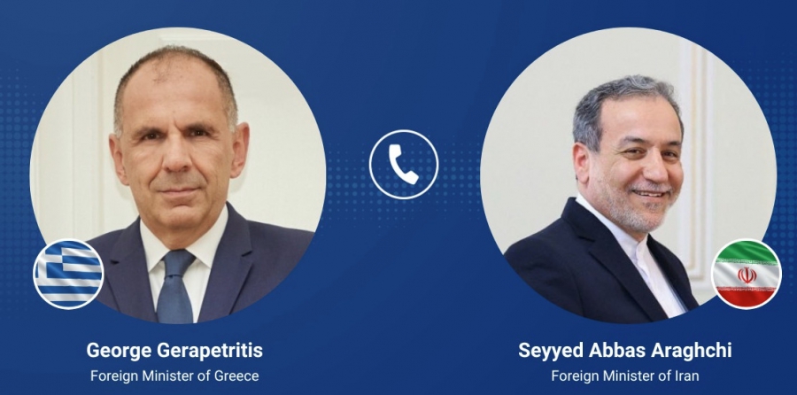 Τηλεφωνική επικοινωνία Γεραπετρίτη- Araghchi με φόντο την Μ. Ανατολή