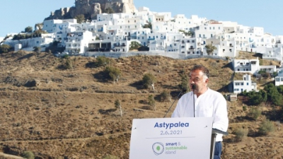 «Παρούσα» η Αστυπάλαια στην COP26: Ο δήμαρχος παρουσίασε το έργο «Astypalea: Smart & Sustainable Island»