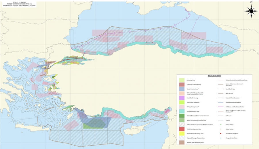 Η Τουρκία ανακοίνωσε θαλάσσια πάρκα σε Αιγαίο και Αν. Μεσόγειο