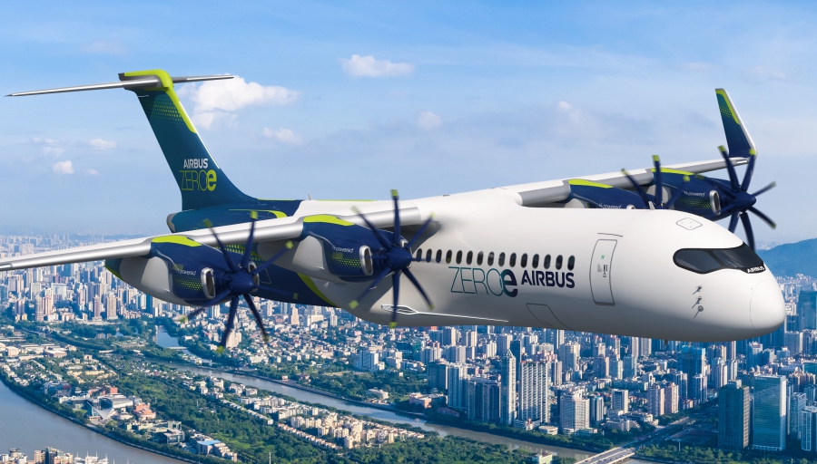 Τεχνολογίες αεροσκαφών υδρογόνου παρουσίασε η Airbus στη Σύνοδο Κορυφής