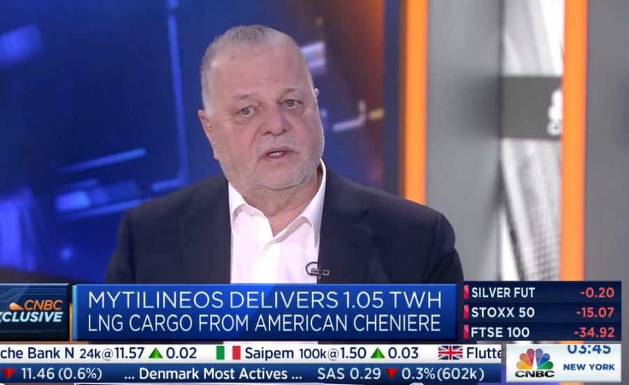 Ε. Μυτιληναίος στο CNBC: Η Ευρώπη πρέπει να απαντήσει στις ΗΠΑ όσον αφορά την πράσινη μετάβαση - Πύλη του φυσικού αερίου η Ελλάδα