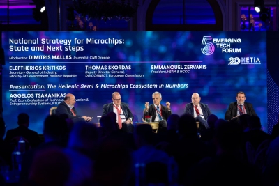 Τσακανίκας (5ο Emerging Tech Forum): Πάνω από 800 εκατ. ευρώ το 2025 στο ελληνικό ΑΕΠ από ημιαγωγούς