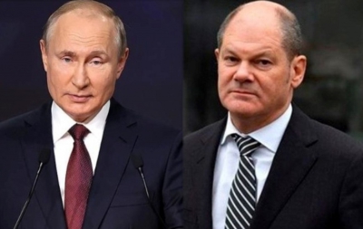 Κρεμλίνο: Επικοινωνία Πούτιν - Σολτς για «διπλωματικές προσπάθειες» για τον πόλεμο στην Ουκρανία