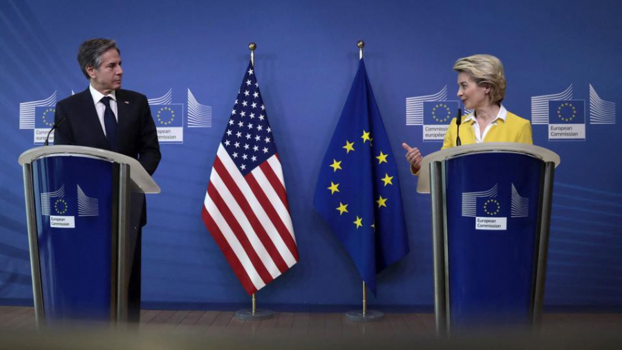 Von der Leyen - Blinken: Προτεραιότητα ο ανεφοδιασμός LNG και ενίσχυση των ενεργειακών αποθεμάτων της Ευρώπης