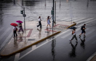Έκτακτο δελτίο ΕΜΥ: Ισχυρές βροχές και καταιγίδες το επόμενο τετραήμερο