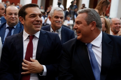Ο Καμμένος σπεύδει να στηρίξει Τσίπρα που κλονίζεται δημοσκοπικά