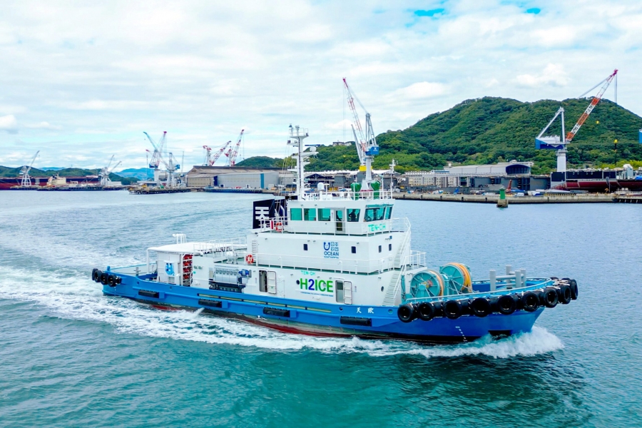 Ιαπωνικό ρυμουλκό διπλού καυσίμου υδρογόνου θα μειώσει τις εκπομπές CO2 κατά 60%