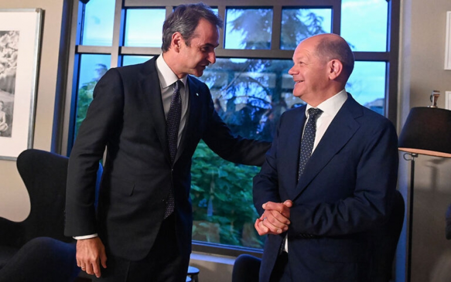 Η ώρα του Green Aegean στην συνάντηση Μητσοτάκη - Σολτς