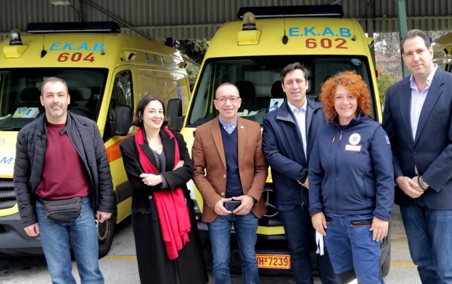 Ημέρα Θυσίας του Διασώστη: Η Energean δωρίζει Συσκευή Αυτόματων Θωρακικών Συμπιέσεων στο ΕΚΑΒ Καβάλας