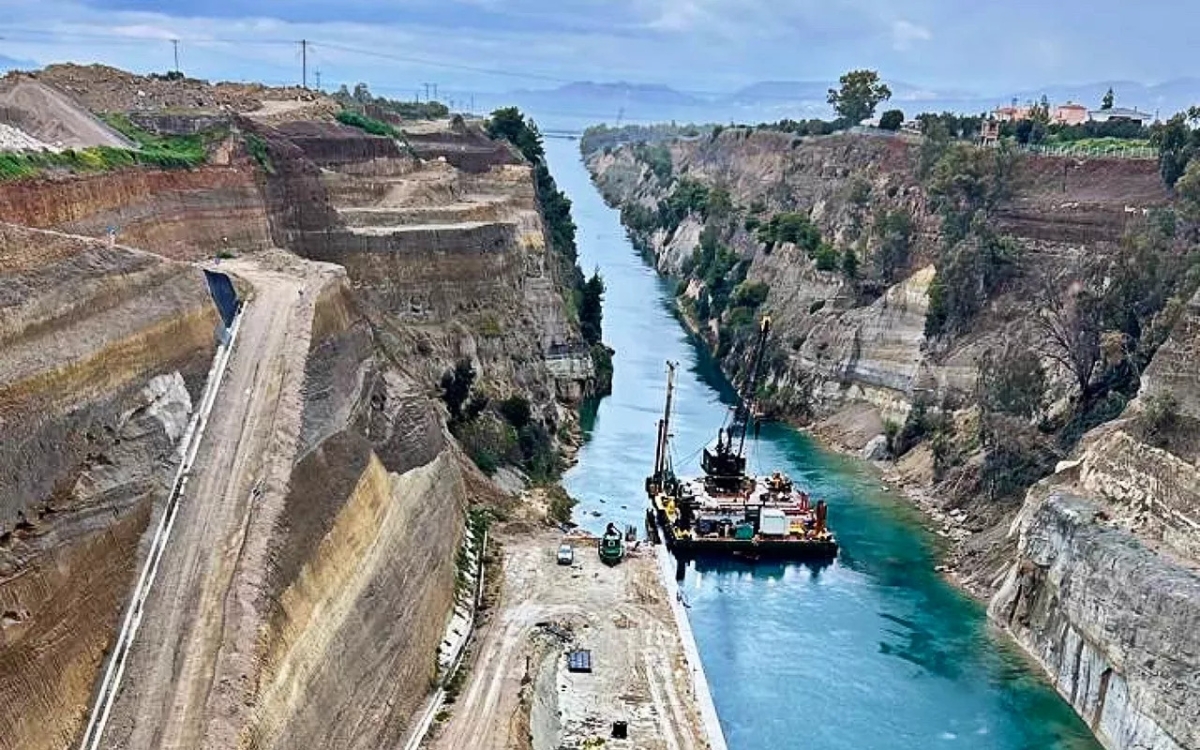 Διώρυγα Κορίνθου: Έργα αποκατάστασης έως το 2027 και επενδυτικό σχέδιο για 185 στρέμματα