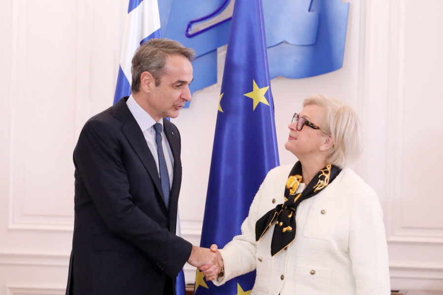 Συνάντηση Μητσοτάκη- Catherine Vautrin για την εμβάθυνση της ελληνογαλλικής αμυντικής συνεργασίας