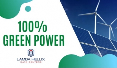 Η Lamda Hellix εξασφαλίζει 100% ανανεώσιμη ενέργεια για τα Data Centers της