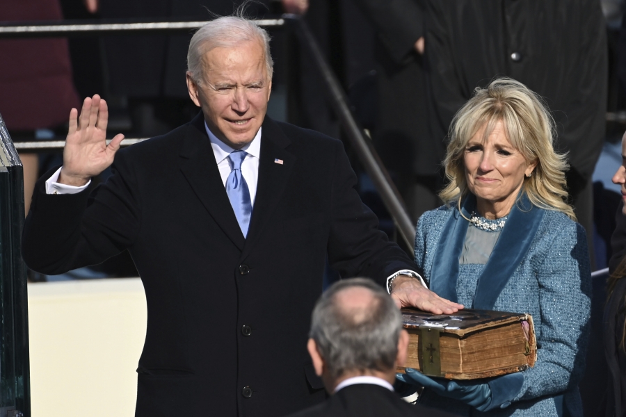 Oρκίσθηκε ο 46ος πρόεδρος των ΗΠΑ Joe Biden