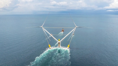 OceanX: Προστατευμένοι από τον άνεμο ρότορες αλλάζουν τα δεδομένα στην πλωτή αιολική ενέργεια (Clean Technica)