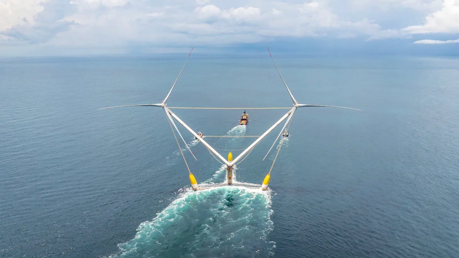 OceanX: Προστατευμένοι από τον άνεμο ρότορες αλλάζουν τα δεδομένα στην πλωτή αιολική ενέργεια (Clean Technica)