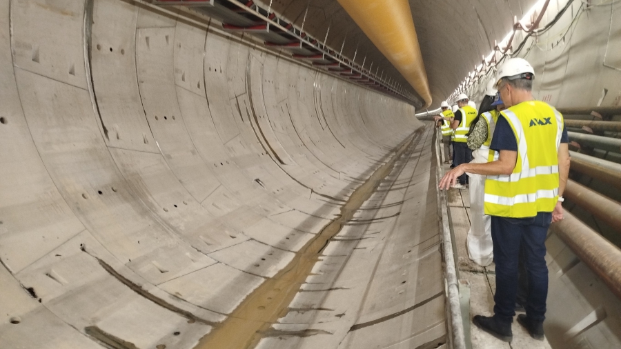 ΑΒΑΞ: Έτοιμο το 90% της σήραγγας για την επέκταση της Γραμμής 4 του Μετρό της Αθήνας