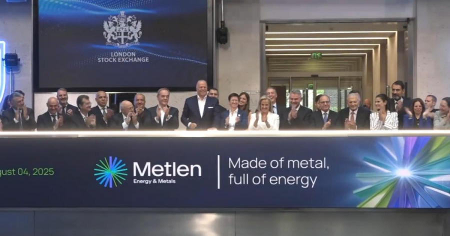 Με discount 0,55 ευρώ η METLEN plc Αθήνας έναντι του Λονδίνου που έκλεισε την εβδομάδα στα 52 ευρώ