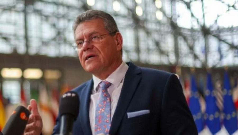 Sefcovic: ΕΕ και ΗΠΑ συμφώνησαν να επιταχύνουν τις συζητήσεις για το εμπόριο χάλυβα