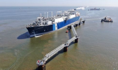 Σε εμπορική λειτουργία από 29/8 ο δεύτερος γερμανικός τερματικός σταθμός LNG στο Wilhelmshaven