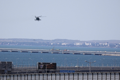 Ουκρανική επίθεση με drones προκάλεσε φωτιά σε εγκατάσταση αποθήκευσης καυσίμων στην Κριμαία