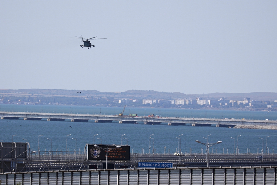 Ουκρανική επίθεση με drones προκάλεσε φωτιά σε εγκατάσταση αποθήκευσης καυσίμων στην Κριμαία