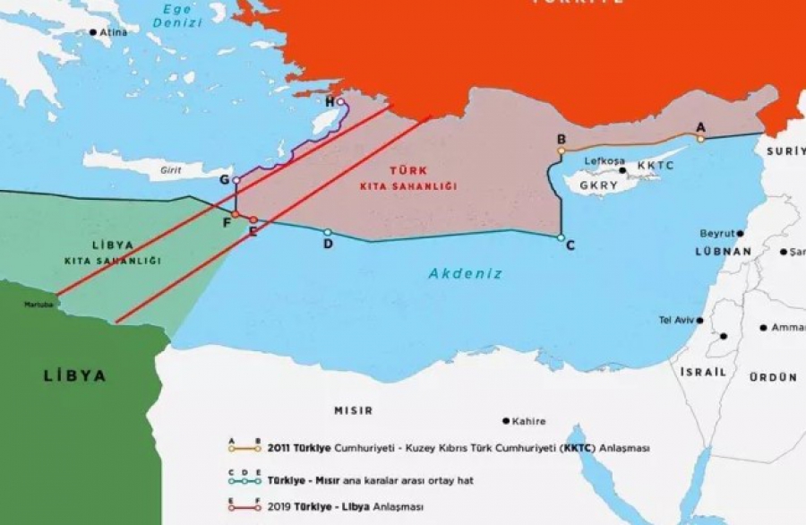 Η Τουρκία «επαναφέρει» το παράνομο τουρκολιβυκό μνημόνιο