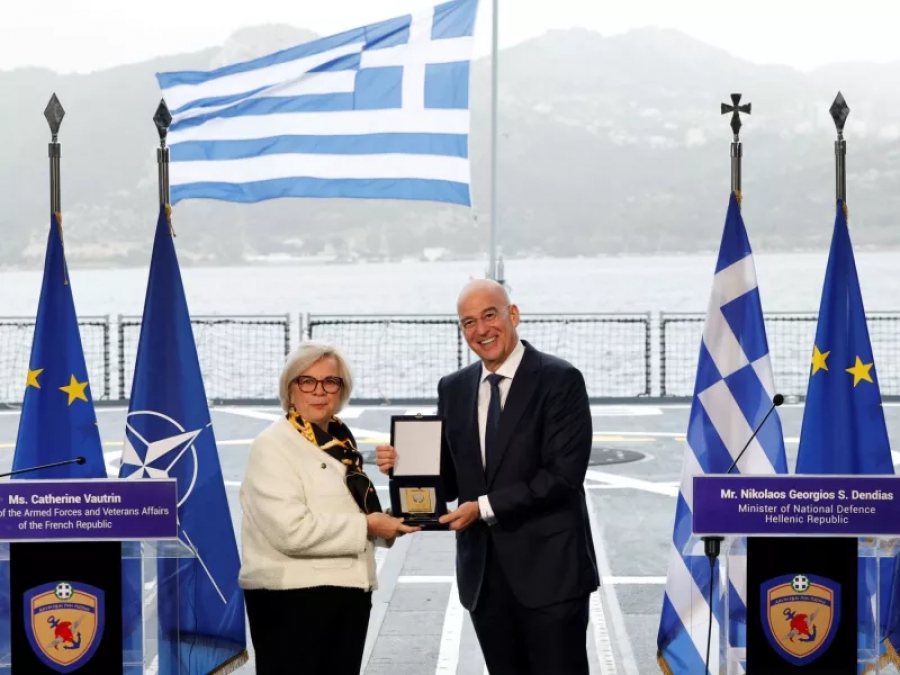 Συνάντηση Δένδια - Vautrin: Ανανεώνουμε τη Στρατηγική Εταιρική Σχέση Ελλάδας και Γαλλίας