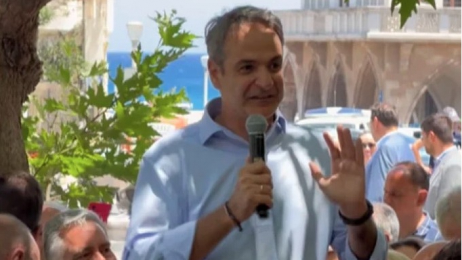 Μητσοτάκης από Ρόδο: «Την ιδρώνουμε τη φανέλα - Θα κερδίσουμε και τρίτη φορά τις εκλογές» (βίντεο)