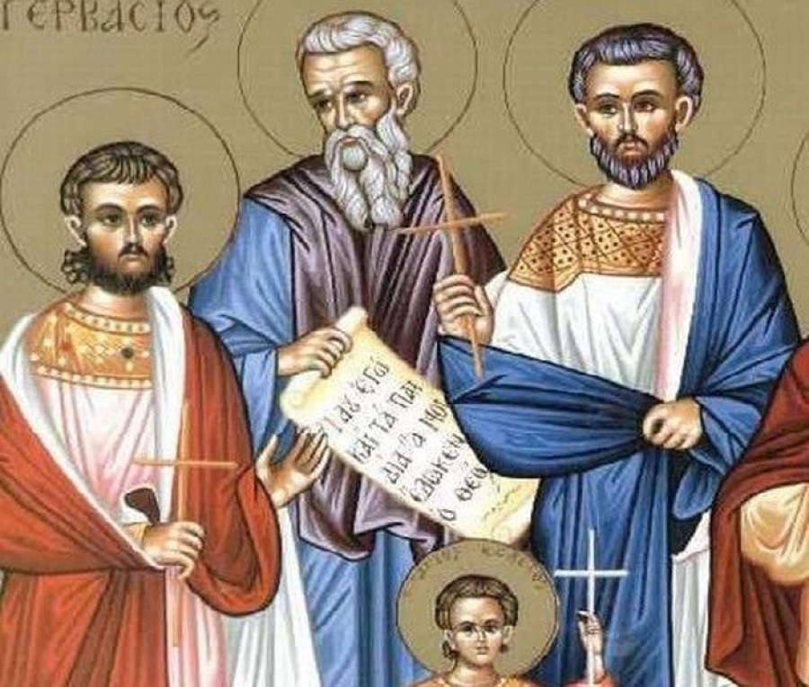 Παρασκευή 14 Οκτωβρίου: Άγιοι Ναζάριος, Προτάσιος, Γερβάσιος και Κέλσιος