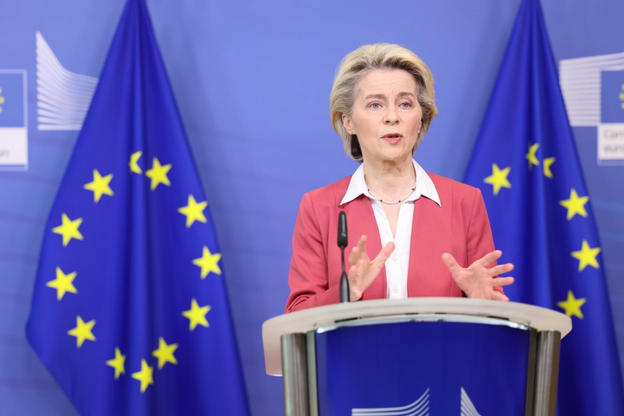 Ursula von der Leyen: Έχουμε προετοιμαστεί για «μερική» διακοπή ρωσικού φυσικού αερίου