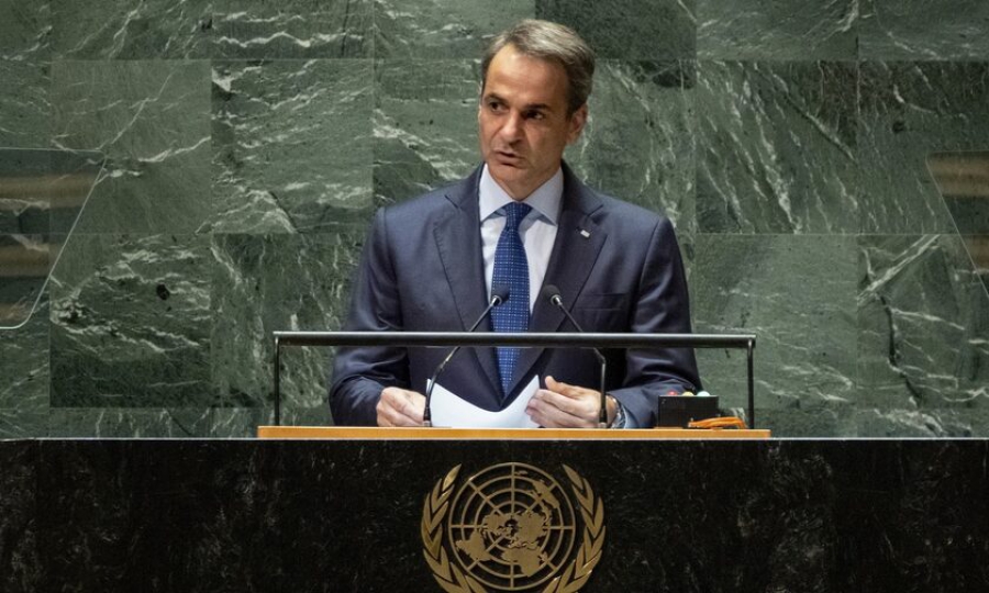 Παγκόσμια συμμαχία για την κλιματική αλλαγή ζήτησε ο Μητσοτάκης μιλώντας στον ΟΗΕ