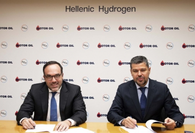 «Hellenic Hydrogen»: Επίσημη σύσταση της κοινοπρακτικής εταιρείας των Μotor Oil και ΔEH
