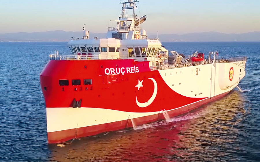 Τουρκία: Εξέδωσε NAVTEX για την κατασκευή αγωγού με τα κατεχόμενα και βγάζει για έρευνες το Oruc Reis