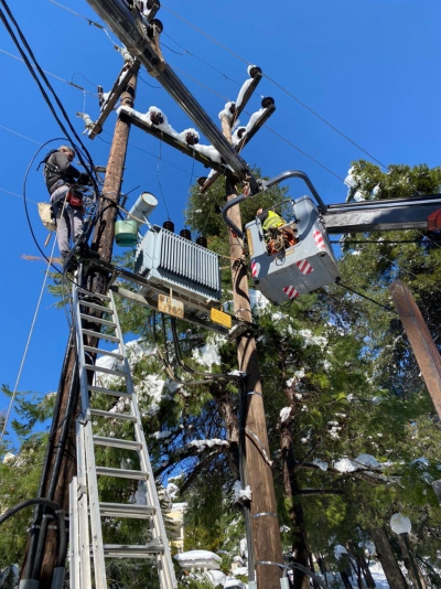ΔΕΔΔΗΕ: Σε αυτές τις περιοχές της Αττικής ολοκληρώνονται οι εργασίες αποκατάστασης - Διευκρινίσεις Πέτσα
