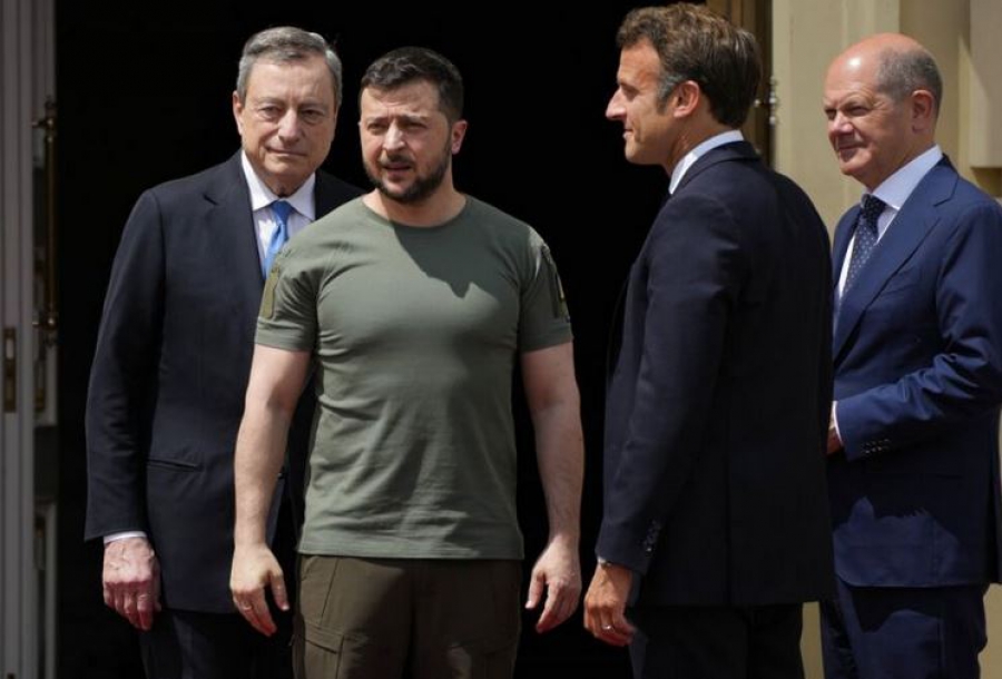 Μακρόν, Σολτς και Ντράγκι: Αυτός ο πόλεμος πρέπει να τελειώσει