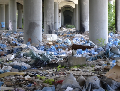 ΑΝΑΚΕΜ: Απομάκρυνση αποβλήτων Κατασκευών και Κατεδαφίσεων από την περιοχή των Λαχανοκήπων