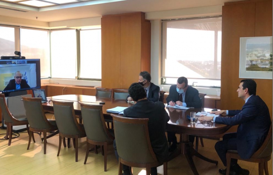 Τηλεδιάσκεψη Σκρέκα με τον Ισραηλινό ομόλογό του