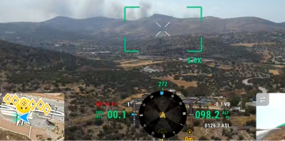 Συμβολή των drones του ΑΔΜΗΕ στην αντιμετώπιση των πυρκαγιών σε Αττική και Πρέβεζα