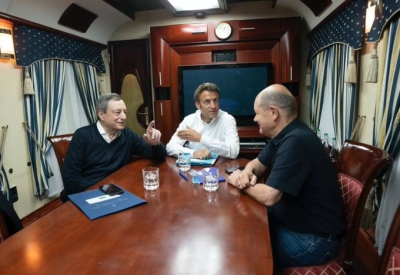 Στο Κίεβο Scholz, Macron και Draghi - Συνάντηση με Zelensky