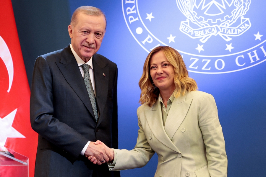 Συνομιλία Meloni- Erdogan για την κατάσταση στην Μέση Ανατολή