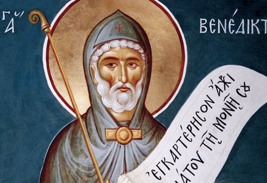 14 Μαρτίου: Όσιος Βενέδικτος ο εκ Νουρσίας