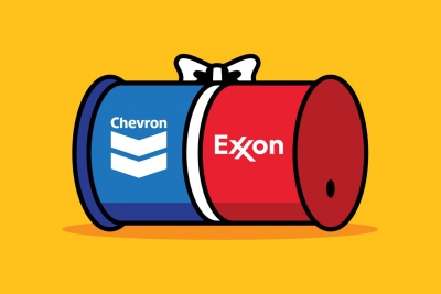 Υψηλά τα μερίσματα για Exxon και Chevron παρά την μεγάλη πτώση των τιμών πετρελαίου